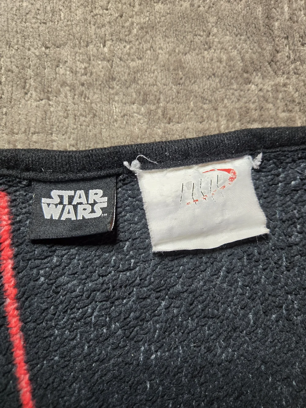 Star Wars Darth Vader red and black plush throw blanket 48